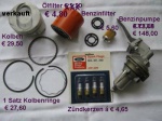 Lichtmaschinen, Benzinpumpe, Motorteile, Ford-V8 320 PS und 460 cub inch. Motorteile